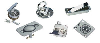 Flush mount chromed brass lifting plates